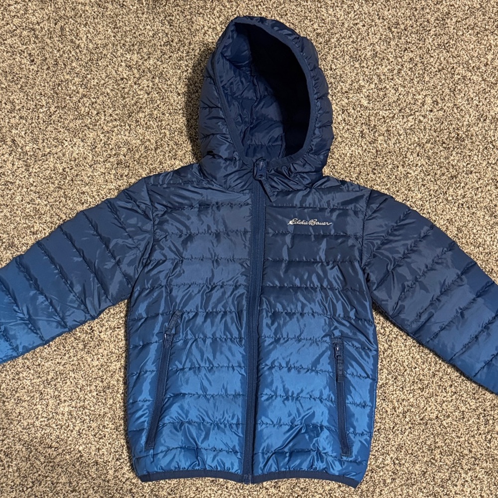 Eddie Bauer Kids Navy Puffer Jacket